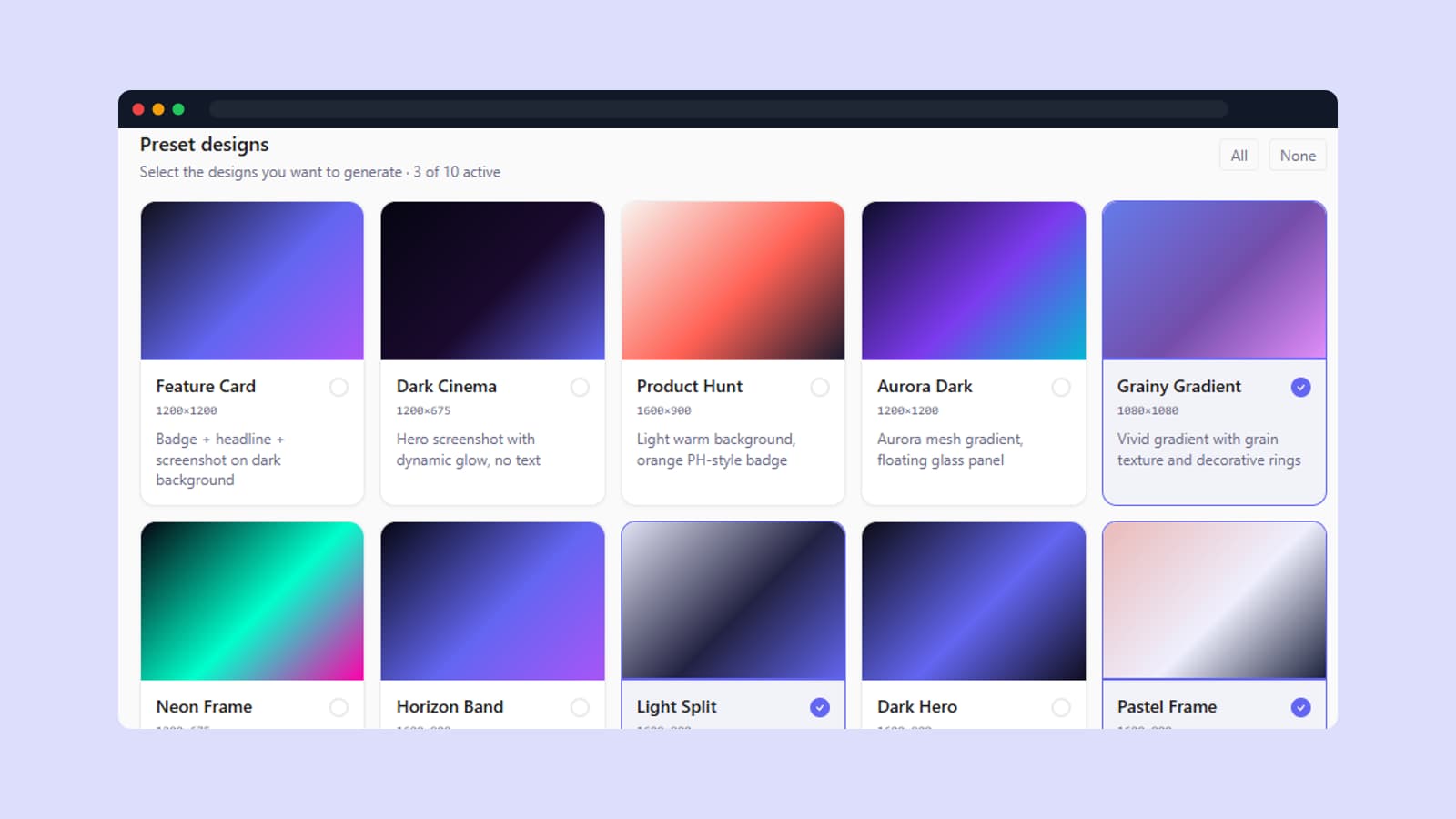 Choose or Create a Template